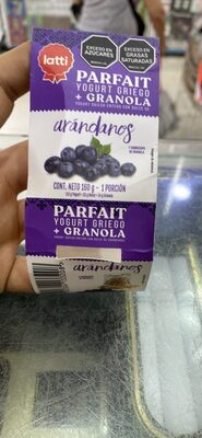 PARFAIT YOGURT GRIEGO + GRANOLA arándanos