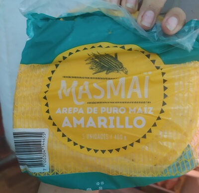 Masmaï Arepa de Puro Maíz Amarillo