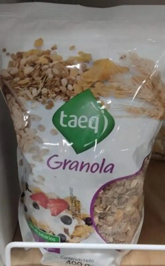 Taeq Granola front packaging