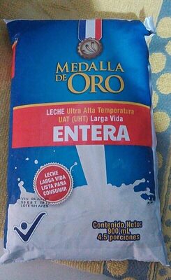 LECHE Ultra Alta Temperatura UAT (UHT) Larga Vida ENTERA