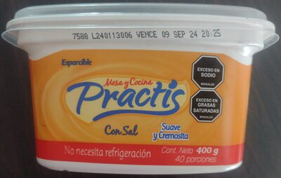 Margarina esparcible con sal