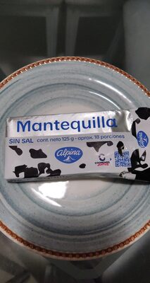 Mantequilla front packaging