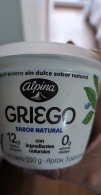Yogurt griego