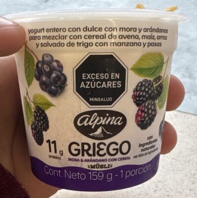 Yogurt Griego Con Cereal
