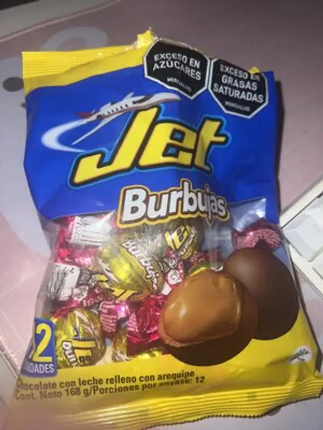 Jet Burbujas front packaging
