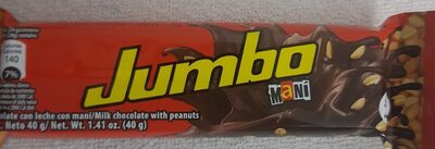 Chocolatinas jumbo front packaging