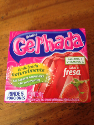 Gel'hada Sabor a Fresa
