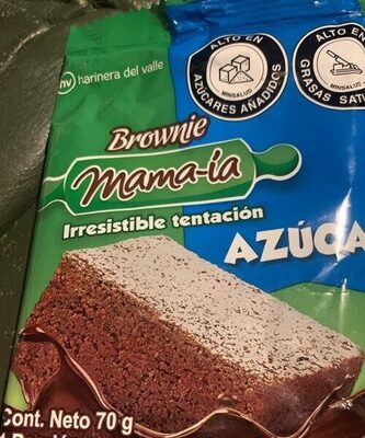 Brownie  azúcar