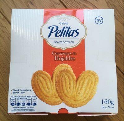 Corazones de hojaldre