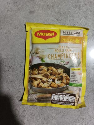 base de pollo con champiñones front packaging
