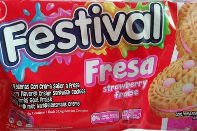 Biscuit Fraise front packaging