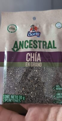 Chía en grano ancestral