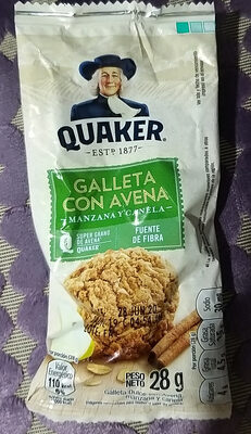 Galleta con Avena, Manzana y Canela front packaging