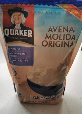 Avena Quaker Molida Original X front packaging
