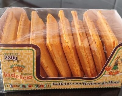 Galletas con relleno de mora y arequipe
