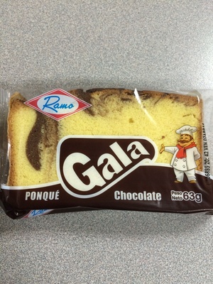 Ponqué Gala Chocolate