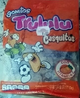 Gomitas Trululu Casquitos front packaging
