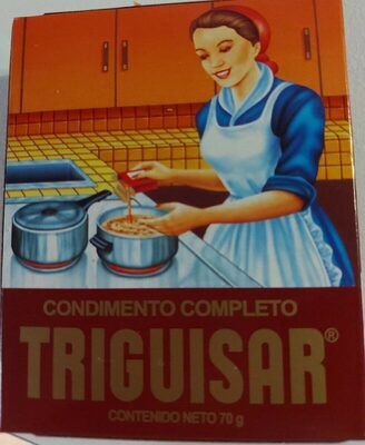 Condimento completo triguisar front packaging