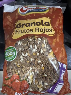 Granola Frutos Rojos front packaging