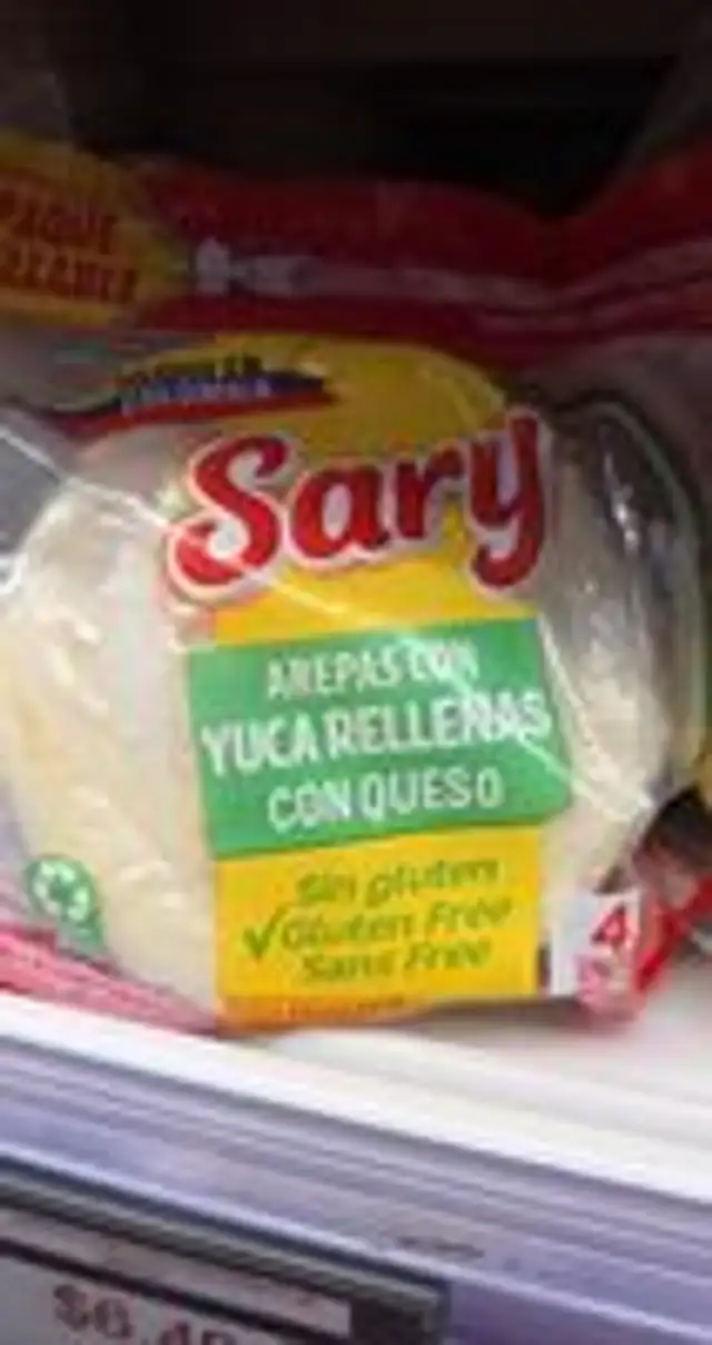 Arepa de yuca rellenas de queso