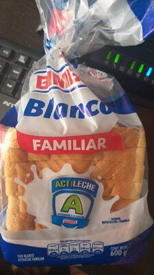 Pan Blanco Familiar front packaging