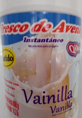 Fresco de Avena Instantáneo front packaging