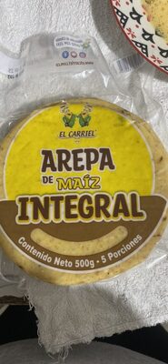 AREPA DE MAÍZ INTEGRAL