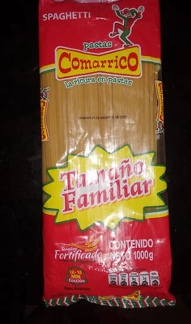 Spaghetti front packaging