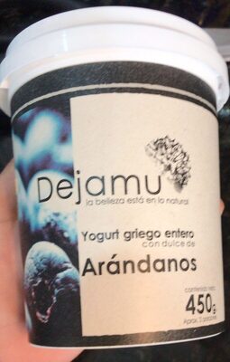 Yogurt natural griego, sin dulce