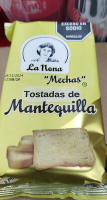 Tostadas de mantequilla front packaging