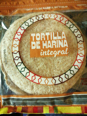 tortilla de harina integral