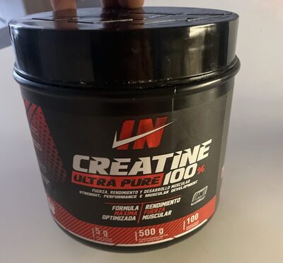 Creatine ultra pure 100% front packaging