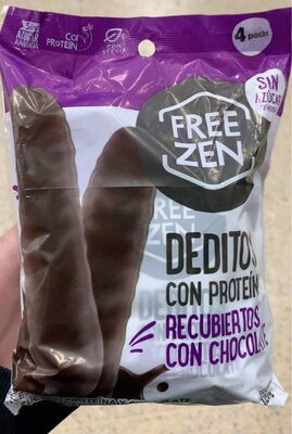 Free Zen Deditos con Proteína Recubiertos con Chocolate