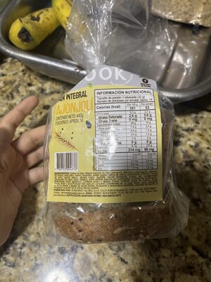 Pan integral Con ajonjolí