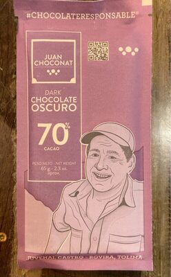 Dark chocolate 70% cacao