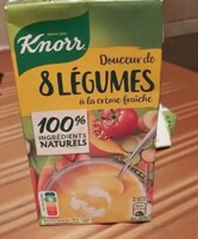 Douceur 8 légumes  crème frziche
