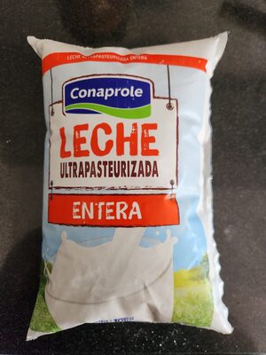 Leche Entera front packaging