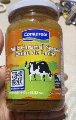 Milk caramel spread front packaging