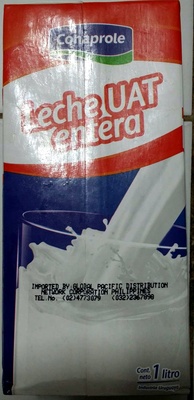 Leche UAT entera front packaging