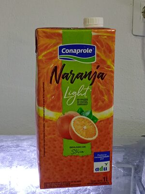 Conaprole naranja ligth front packaging