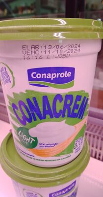 Conacrem light queso cremoso front packaging
