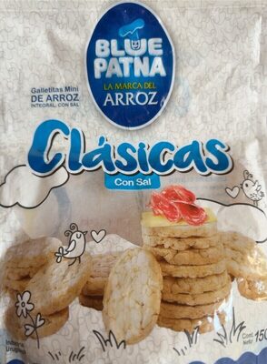 Mini Galletas de arroz clásicas con sal