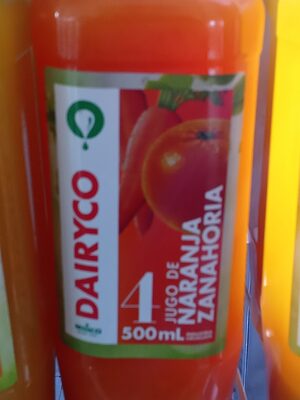 Dairyco jugo 4 naranja zanahoria