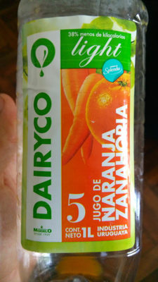 Jugo de naranja zanahoria front packaging