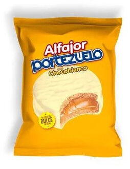 Alfajor Portezuelo de chocolate blanco