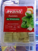 Avanti ravioles de verdura