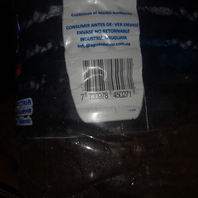 agua front packaging
