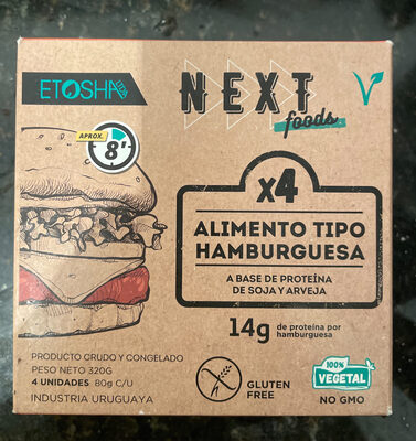 Alimento tipo hamburguesa