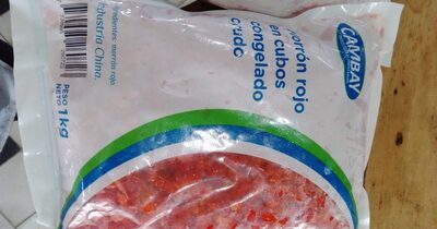 Morrón rojo cubo cong