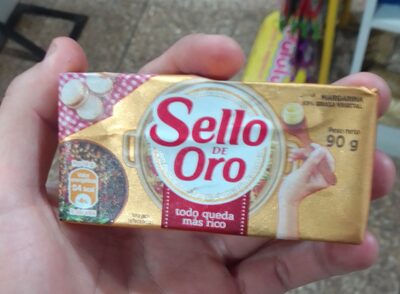 mantequilla sello de oro